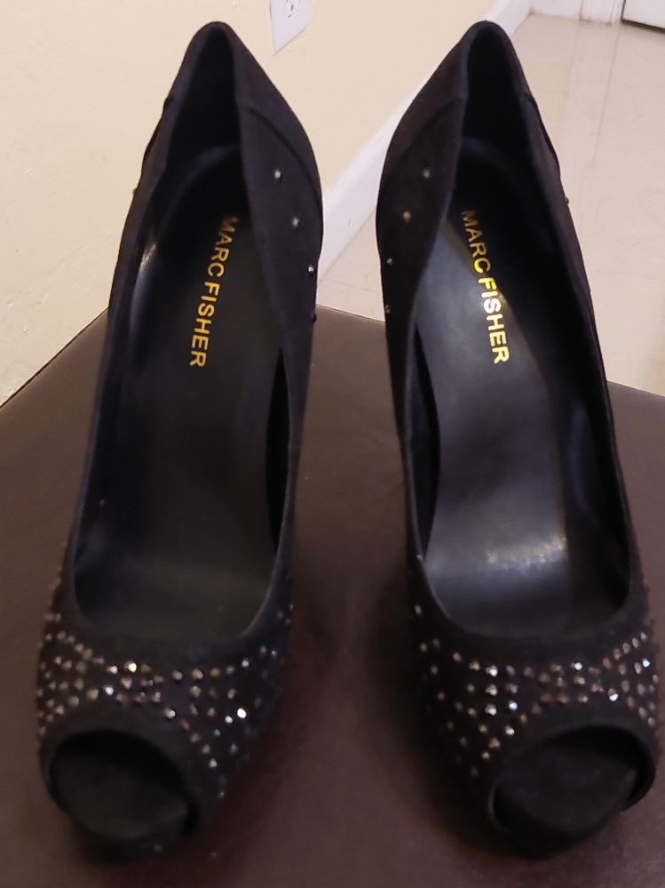 Harpy Studded Platform Stiletto Pump MARC FISHER